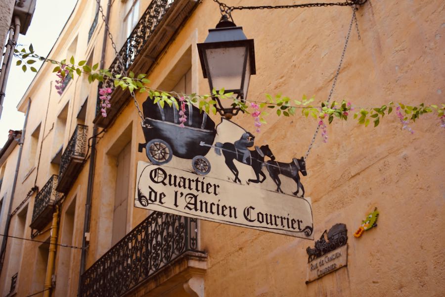 Montpellier | Écusson Rue Ancien Courrier