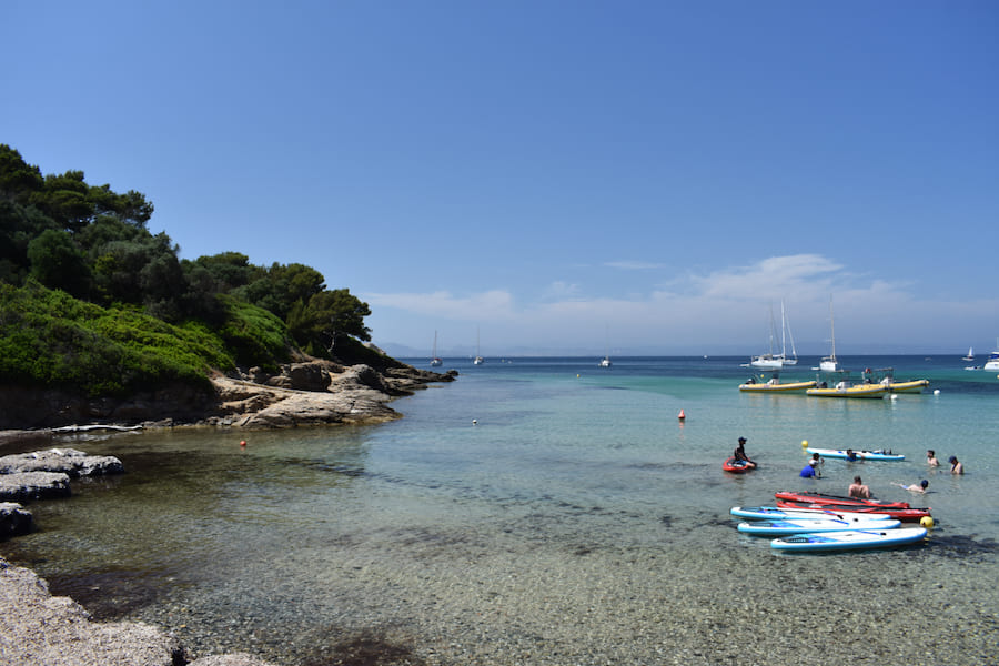 Isola Di Porquerolles Francia | Plage De La Courtade